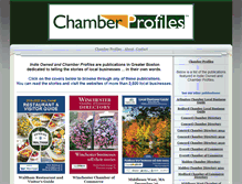 Tablet Screenshot of chamberprofiles.com